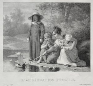 LAmbarcation skrøbelig. af Antoine Beranger