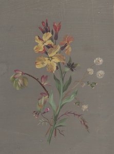 Blomsterdesign, ca. 1820. af Antoine Berjon
