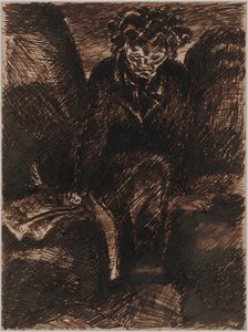 Beethoven, ca. 1922. af Emile Antoine Bourdelle