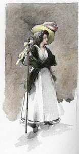 Portræt af den italienske sangerinde Giuseppina Grassini (1773-1850) af Antoine Calbet