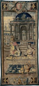 Festen [den centrale del], fra Historien om Artemisia af Antoine Caron