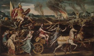 The Triumph of Mars, ca. 1570 af Antoine Caron