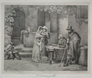 Den offentlige forfatter af Antoine Cécile Hortense Haudebourt Lescot