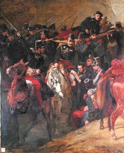 Angrebet på Muzayah af Antoine Charles Horace Vernet