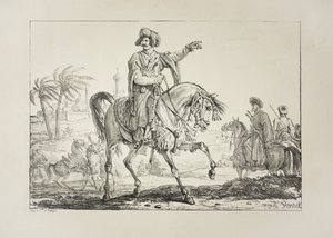 Høvding Mameluk, ca. 1817 af Antoine Charles Horace Vernet
