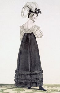 Lady in Velvet Morning Dress, tallerken 24 fra 
