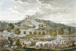 Slaget ved Montebello og Casteggio, 20 Prairial, år 8 (9. juni 1800) indgraveret af Jean Duplessi-Bertaux (1747-1819) (akvatint)