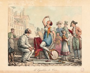Glasbalanceren, 1815-30 af Antoine Charles Horace Vernet
