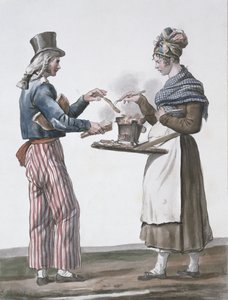 Pølsesælgeren af Antoine Charles Horace Vernet