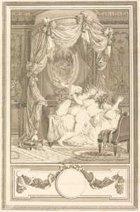La raclee avec des roses (The Thrashing with Roses) af Antoine Cosme Giraud after Antoine Borel