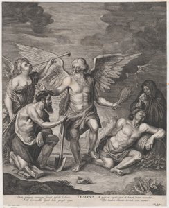 Beskæftigelse og afstraffelse Lediggang, ca. 1650-77. af Antoine Couchet