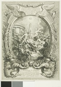 Allegori om Dauphinens herlighed af Antoine Coypel