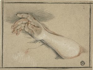 Hånd og underarm af Antoine Coypel