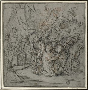En helgens martyrium af Antoine Coypel