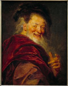 Portræt af demokrat (460 - 370 f.Kr.) græsk filosof. Maleri af Antoine Coypel (1661-1722)