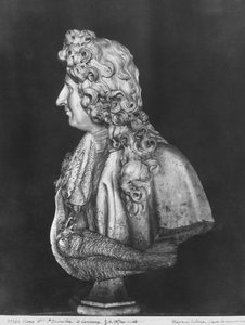 Buste af Jules Hardouin Mansart, 1698 (marmor)