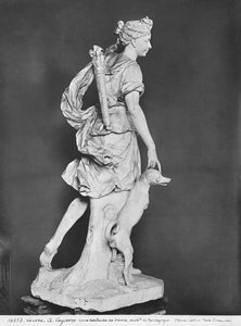 Marie-Adelaide de Savoie, hertuginde af Bourgogne, som jægerinden Diana, 1709 (se også 209277, 346030, 346032) (marmor)