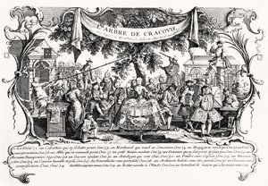 L "Arbre de Krakowie, 1742dani af Antoine Humblot