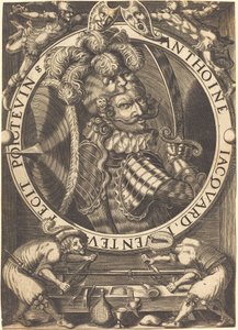 Selvportræt (The Trade Card of Anthoine Jacquard)