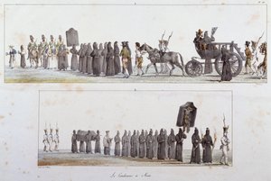 Dømt til døden af Antoine Jean-Baptiste Thomas (1791-1834), akvarel af Antoine Jean Baptiste Thomas