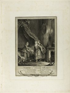 At gå i seng, fra Monument du Costume Physique et Moral de la fin du Dix-huitième siècle