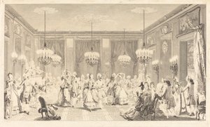 Det forekommer dem af Antoine Jean Duclos after Augustin de Saint Aubin
