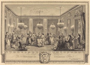 Det forekommer dem af Antoine Jean Duclos after Augustin de Saint Aubin