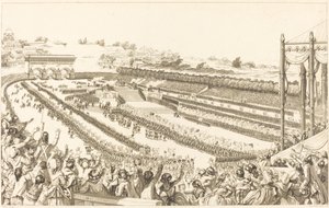 Federation Generale de Francais ved Champ de Mars den 14. juli 1790 af Antoine Jean Duclos after Charles Monnet