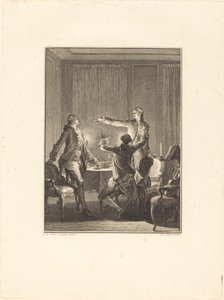 Provokationen af Antoine Jean Duclos after Jean Michel Moreau