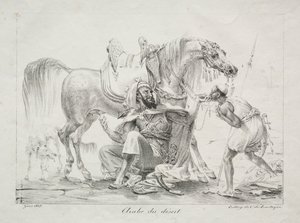 Araber af ørkenen af Antoine Jean Gros