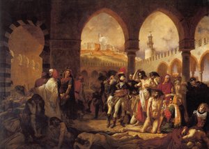 Bonaparte besøger Pesthouse i Jaffa af Antoine Jean Gros