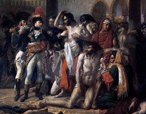 Napoleon Bonaparte besøger pesten i Jaffa, 11. marts 1799, 1804.