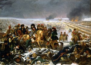 Napoleon på slagmarken ved Eylau, 1807 af Antoine Jean Gros