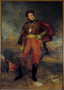 Portræt af general grev Francois Fournier Sarloveze (1773-1827) Maleri af Antoine Jean Gros (1771-1835) af Antoine Jean Gros