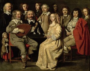 Fransk: Réunion musicale, dit aussi Réunion de famille Den musikalske genforening