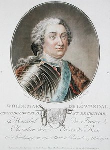 Woldemar de Lowendal (1700-55) 1787, fra 
