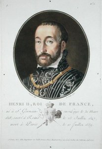 Henrik II (1519-59) Konge af Frankrig af Antoine Louis Francois Sergent-Marceau