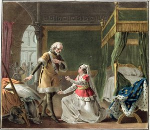 Marguerite af Provences heroiske hengivenhed (1219-95) 1787 af Antoine Louis Francois Sergent-Marceau