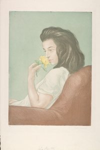 The Tea Rose, ca. 1900 (farveætsning)
