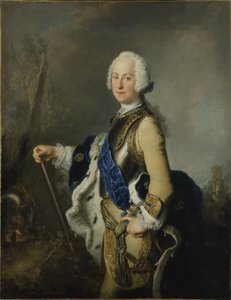 Adolphe Frederic de Suede - Portræt af Adolph Frederick af Antoine Pesne
