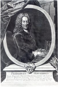 Friedrich Hoffmann, graveret af F.G Wolffgang, 1735 af Antoine Pesne