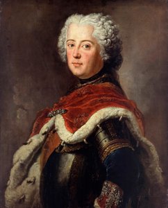 Portræt af Frederik II af Preussen (Frederik II af Preussen, dit le Grand af Antoine Pesne
