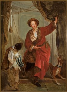 Portræt af Friedrich Ernst von Knyphausen (1678-1731) af Antoine Pesne