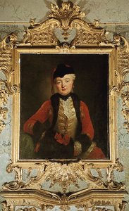 Portræt af Wilhelmine Dorothee von der Marwitz 1718-1787, ca. 1739 af Antoine Pesne
