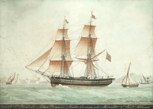 Weasel på vej ind i Marseille, 9. september 1823