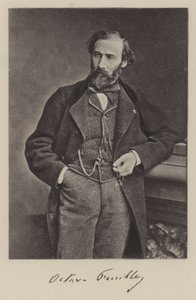 Octave Feuillet, fransk romanforfatter og dramatiker (s/h foto) af Antoine Samuel Adam Salomon