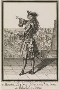 Monsieur Le Comte de Tourville Viceadmiral og Marechal af Frankrig af Antoine Trouvain