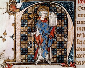 Portræt ved foden af Saint Louis (eller Louis IX