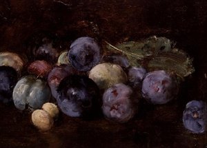 Et stilleben af blommer, 1874
