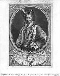 Philippe-Emmanuel de Gondi (1581-1662) Marquis de Belle-Isle, graveret af Claude Duflos (1665-1727) af Antoine after Pezey